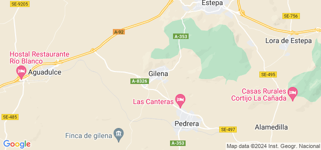 Mapa de Gilena