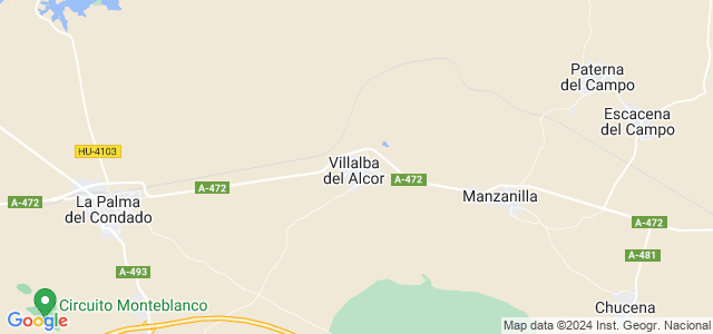 Mapa de Villalba del Alcor