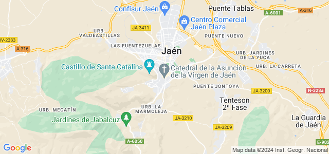 Mapa de Jaén