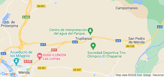 Mapa de Trujillanos