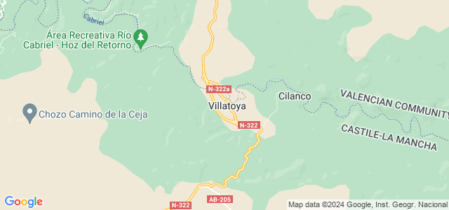 Mapa de Villatoya