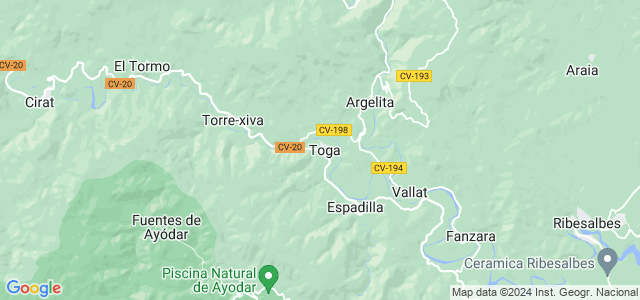 Mapa de Toga