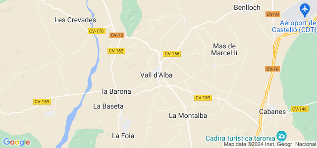 Mapa de Vall dAlba