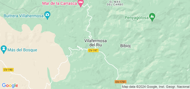 Mapa de Villahermosa del Río