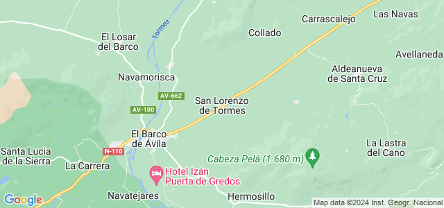 Mapa de San Lorenzo de Tormes