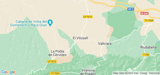 Mapa de Vilosell