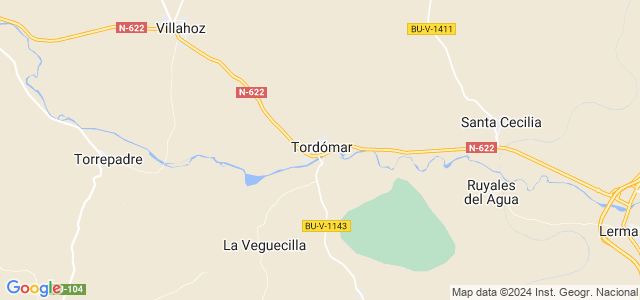 Mapa de Tordómar
