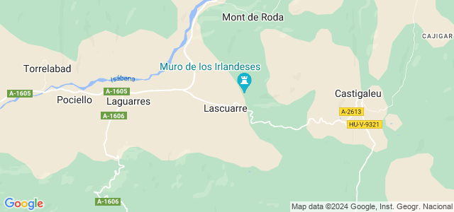 Mapa de Lascuarre
