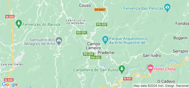 Mapa de Campo Lameiro