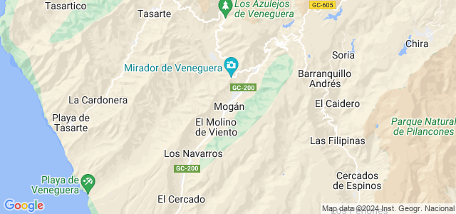 Mapa de Mogán