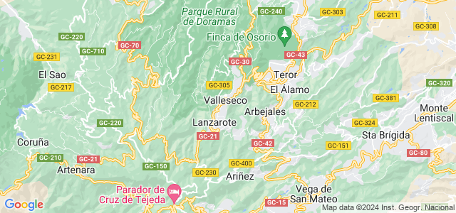 Mapa de Valleseco