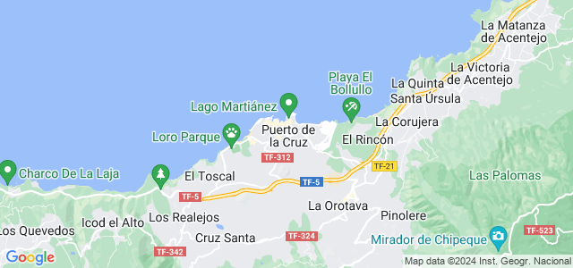 Mapa de Puerto de la Cruz