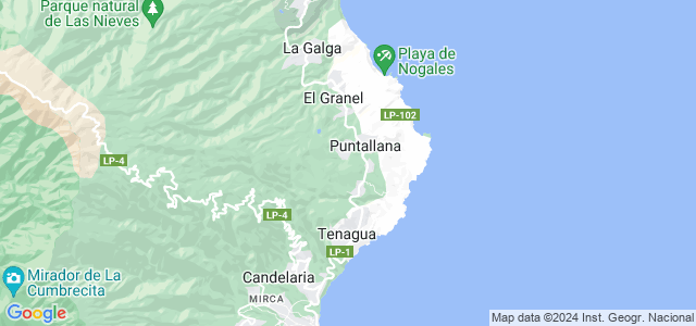 Mapa de Puntallana