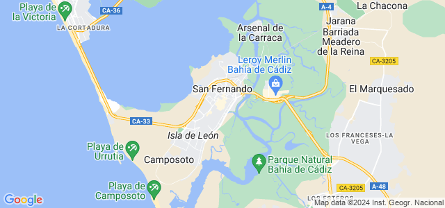 Mapa de San Fernando