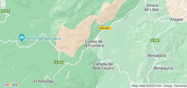 Mapa de Cortes de la Frontera
