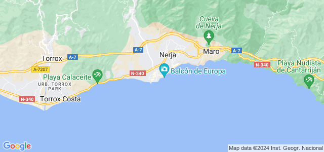 Mapa de Nerja