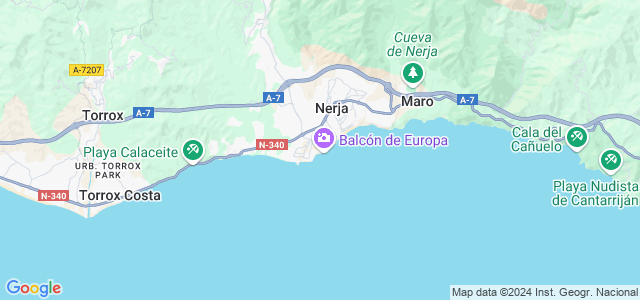 Mapa de Nerja