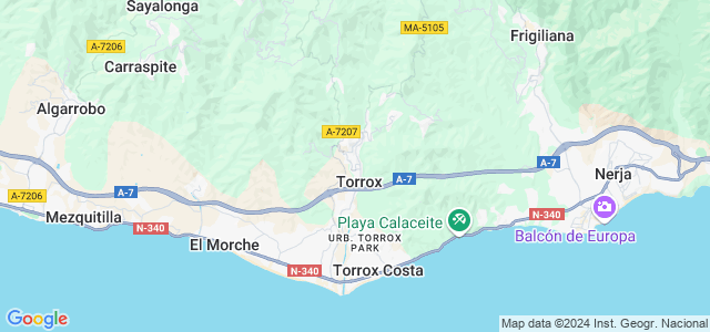 Mapa de Torrox