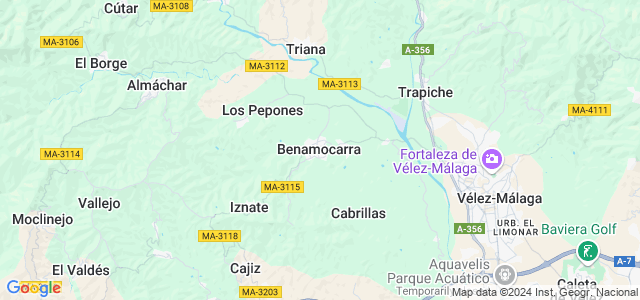 Mapa de Benamocarra