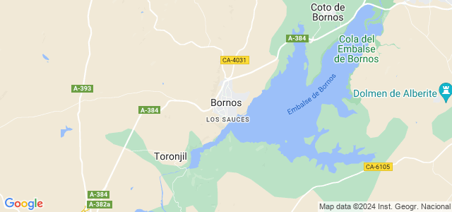 Mapa de Bornos