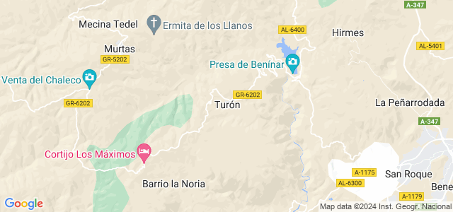 Mapa de Turón