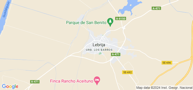 Mapa de Lebrija