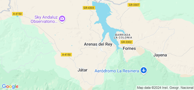 Mapa de Arenas del Rey