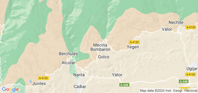 Mapa de Alpujarra de la Sierra