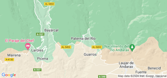 Mapa de Paterna del Río