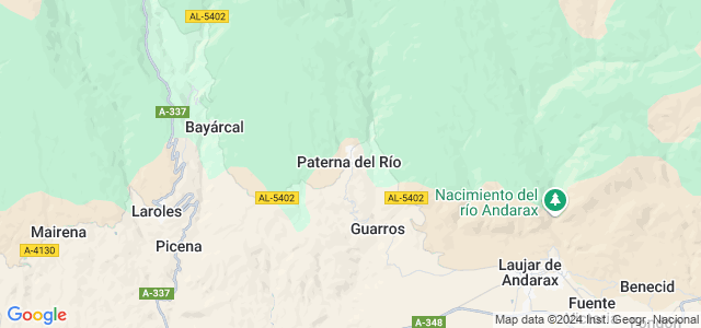 Mapa de Paterna del Río