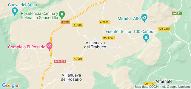 Mapa de Villanueva del Trabuco
