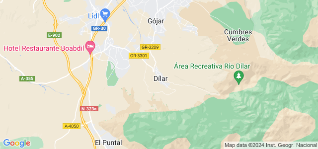 Mapa de Dílar
