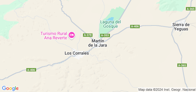 Mapa de Martín de la Jara