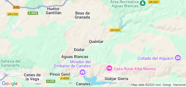 Mapa de Quéntar