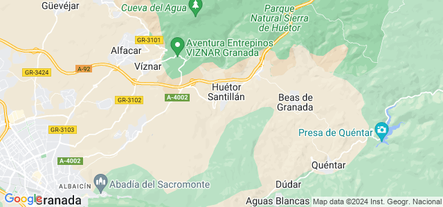 Mapa de Huétor de Santillán