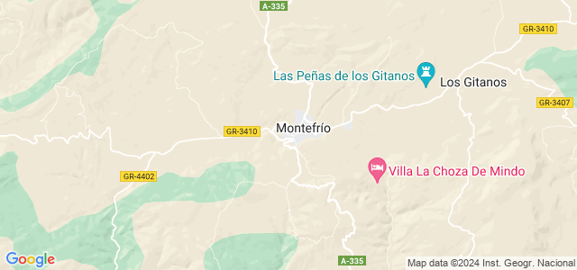 Mapa de Montefrío
