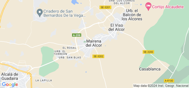 Mapa de Mairena del Alcor