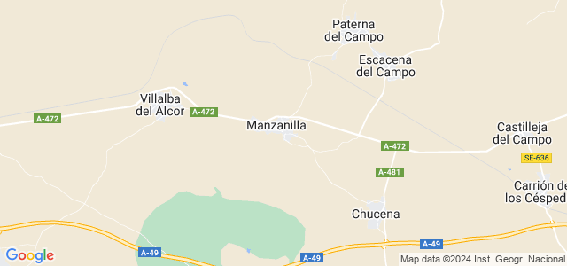 Mapa de Manzanilla