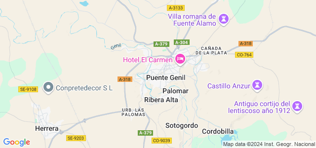 Mapa de Puente Genil