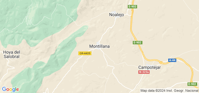 Mapa de Montillana