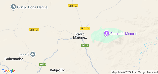 Mapa de Pedro Martínez