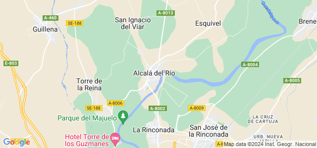 Mapa de Alcalá del Río