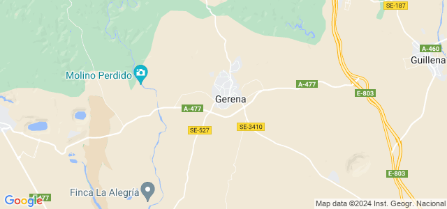 Mapa de Gerena