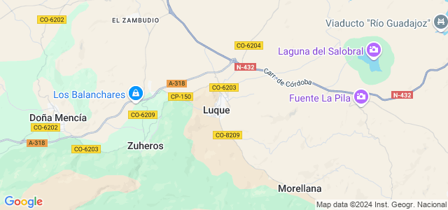 Mapa de Luque