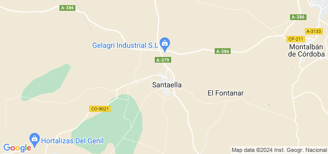 Mapa de Santaella