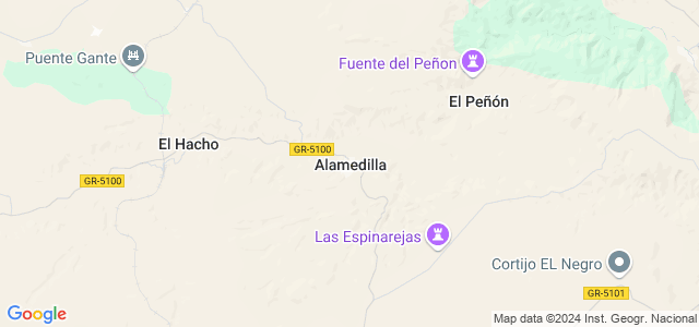 Mapa de Alamedilla