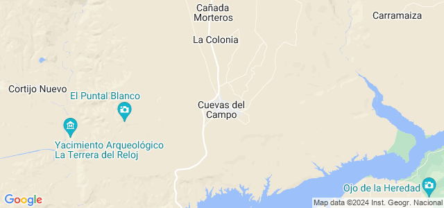 Mapa de Cuevas del Campo