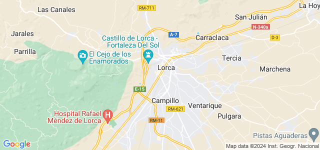 Mapa de Lorca