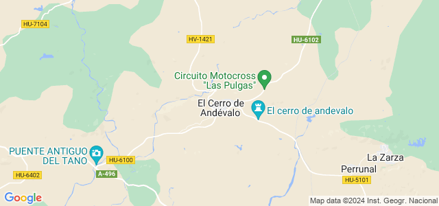 Mapa de Cerro de Andévalo