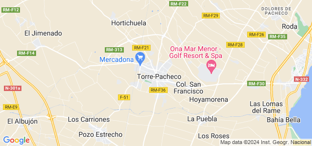 Mapa de Torre-Pacheco